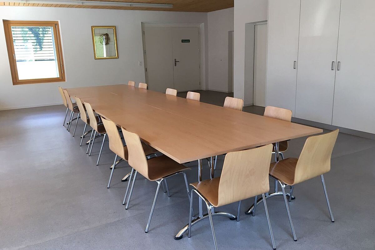 Valsot – Chasa cumünala, Sitzungszimmer, Graubünden