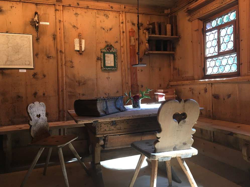 Trauungslokal Klosters, Nutli Hüschi (Museumstube), Graubünden