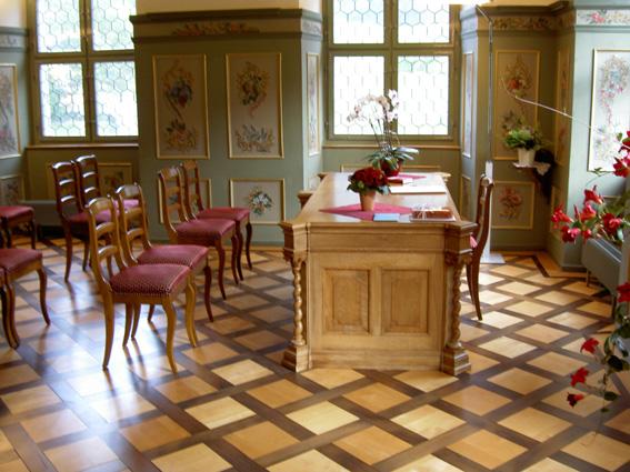Trauzimmer im Herrenhaus, Grafenort, Obwalden
