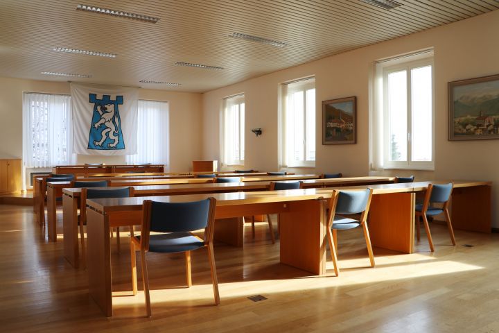 Sala Consiglio Comunale, Tessin